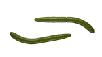 Libra Lures Fatty D Worm 65mm,Cheese, Olive